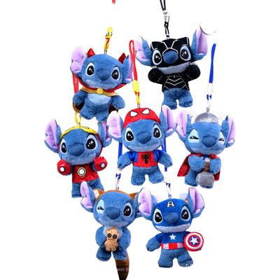 Hot Toys Marvel Stitch Cosbi Plush Keychain Collection