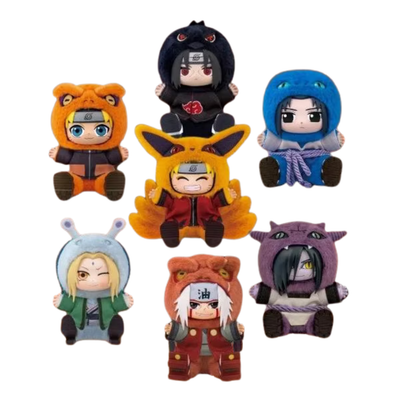 Naruto Cute Beast Party Series 2 Plush Keychain Blind Box