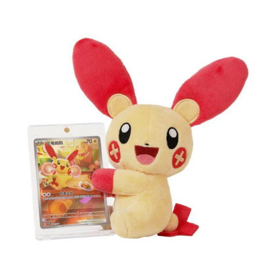 Pokémon Nuzzle Cheeks Plush Toy Card Display Blind Box