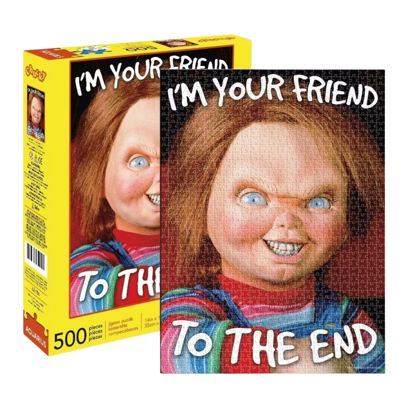 Aquarius Puzzles Childs Play Chucky 500 Piece Jigsaw Puzzle