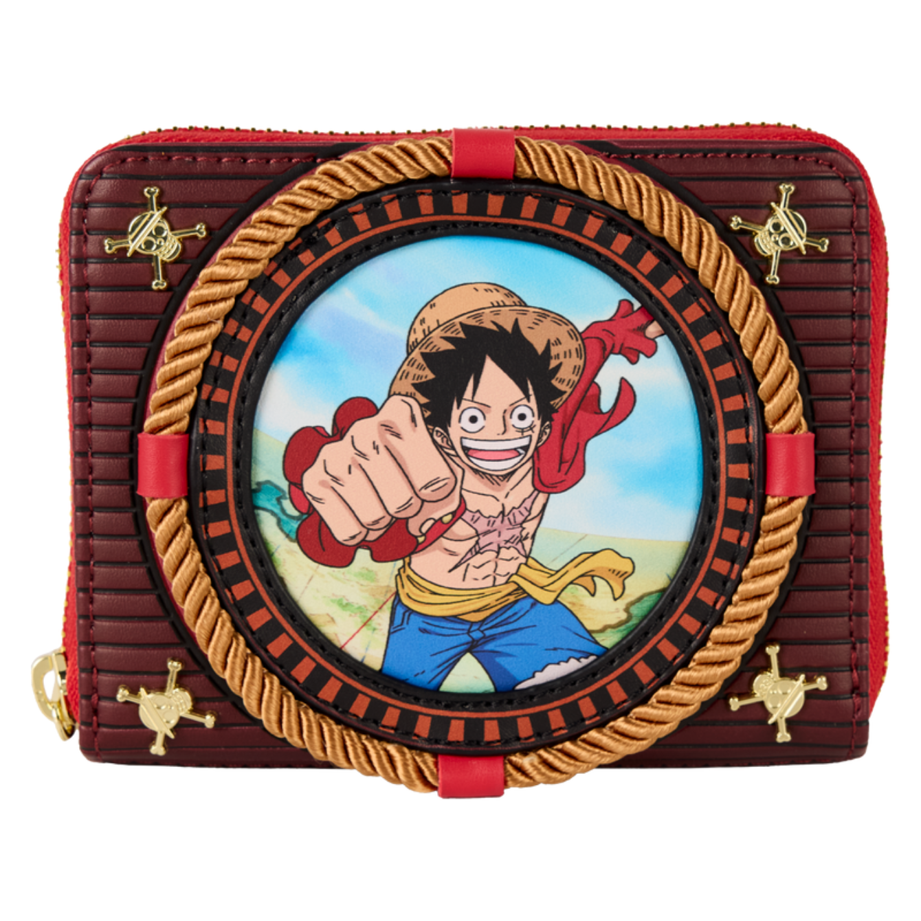 One Piece Luffy Zip Around Wallet