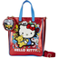 Loungefly Sanrio Hello Kitty 50th Anniversary Tote Bag with Coin Bag