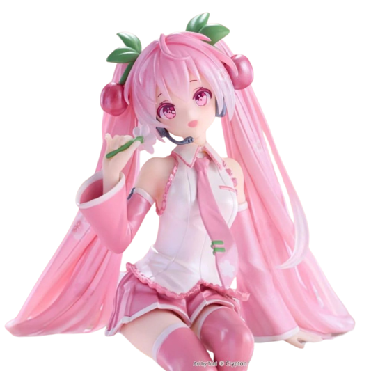 Hatsune Miku: Sakura Miku 2024 - Pearl Color Ver. Noodle Stopper Figure FuRyu