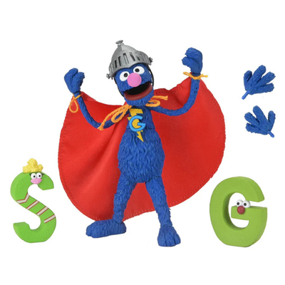 NECA - Sesame Street - Ultimate Super Grover 7" Scale Action Figure