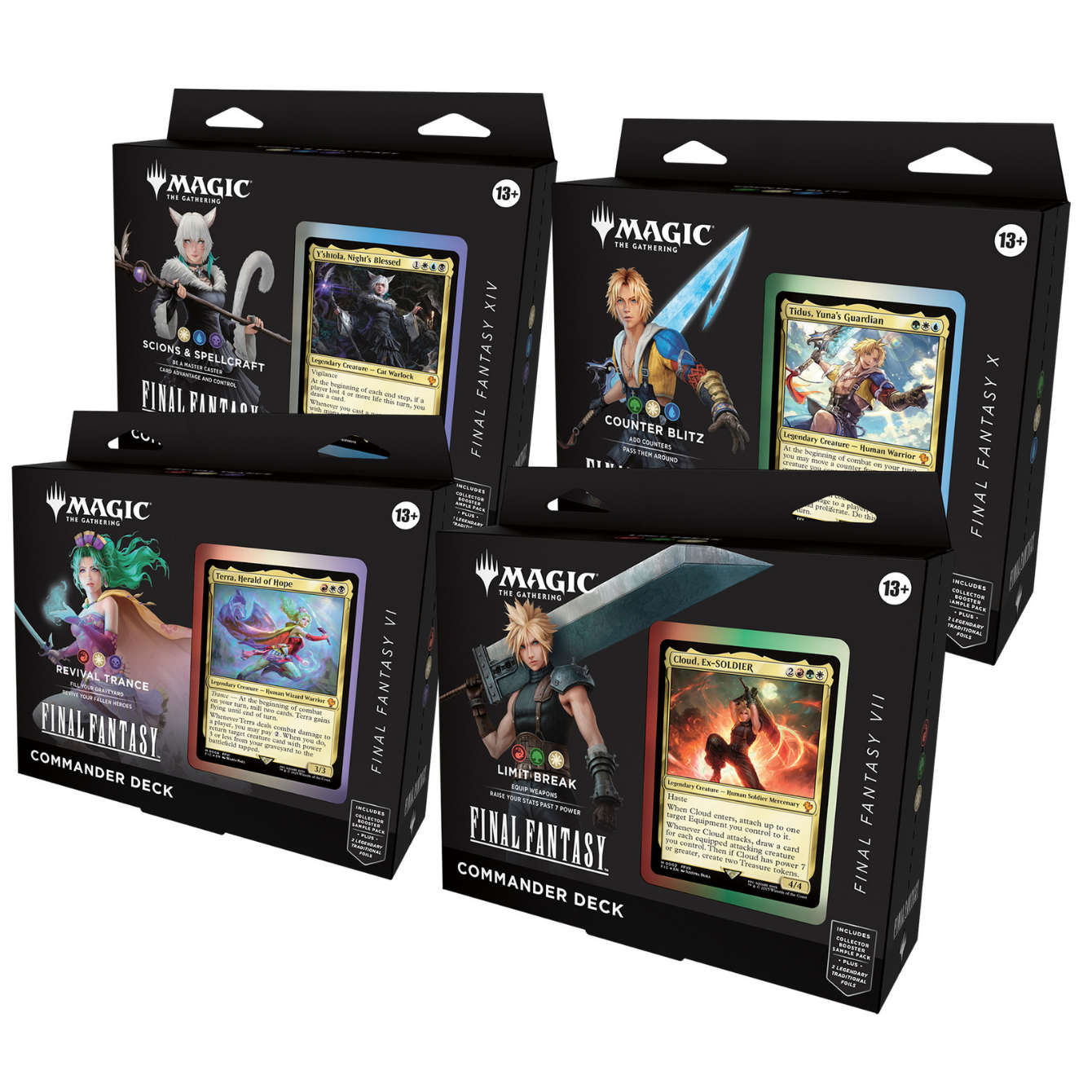 Magic: The Gathering - Final Fantasy Commander Deck Only 1 Pk Per Purchase