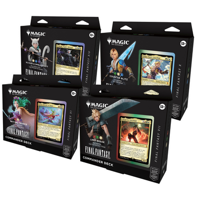 Magic: The Gathering - Final Fantasy Commander Deck Only 1 Pk Per Purchase