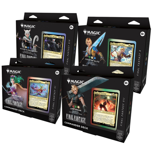 Magic: The Gathering - Final Fantasy Commander Deck Only 1 Pk Per Purchase