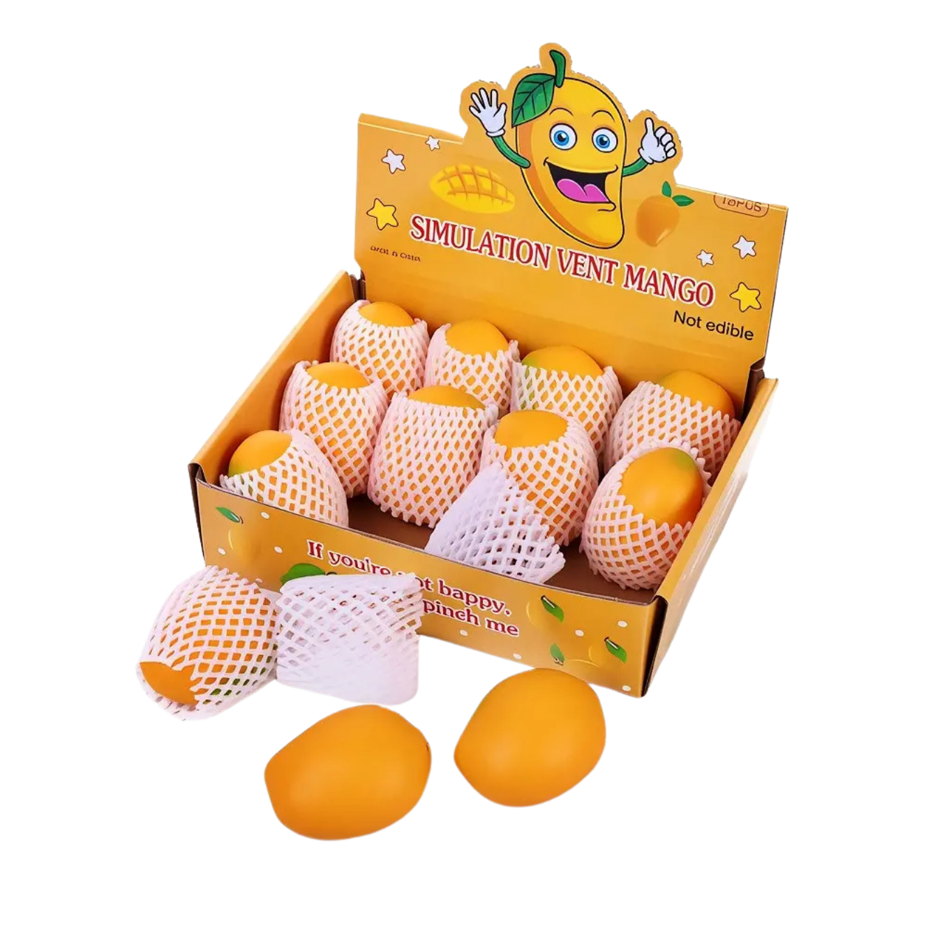 Mango Squeeze Toys Stress Squish Ball Toys