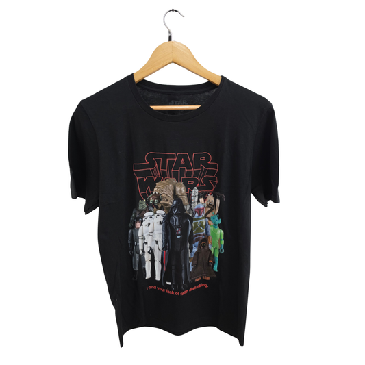 Star Wars Kenner Bad Guys Action Figures Black T-shirt