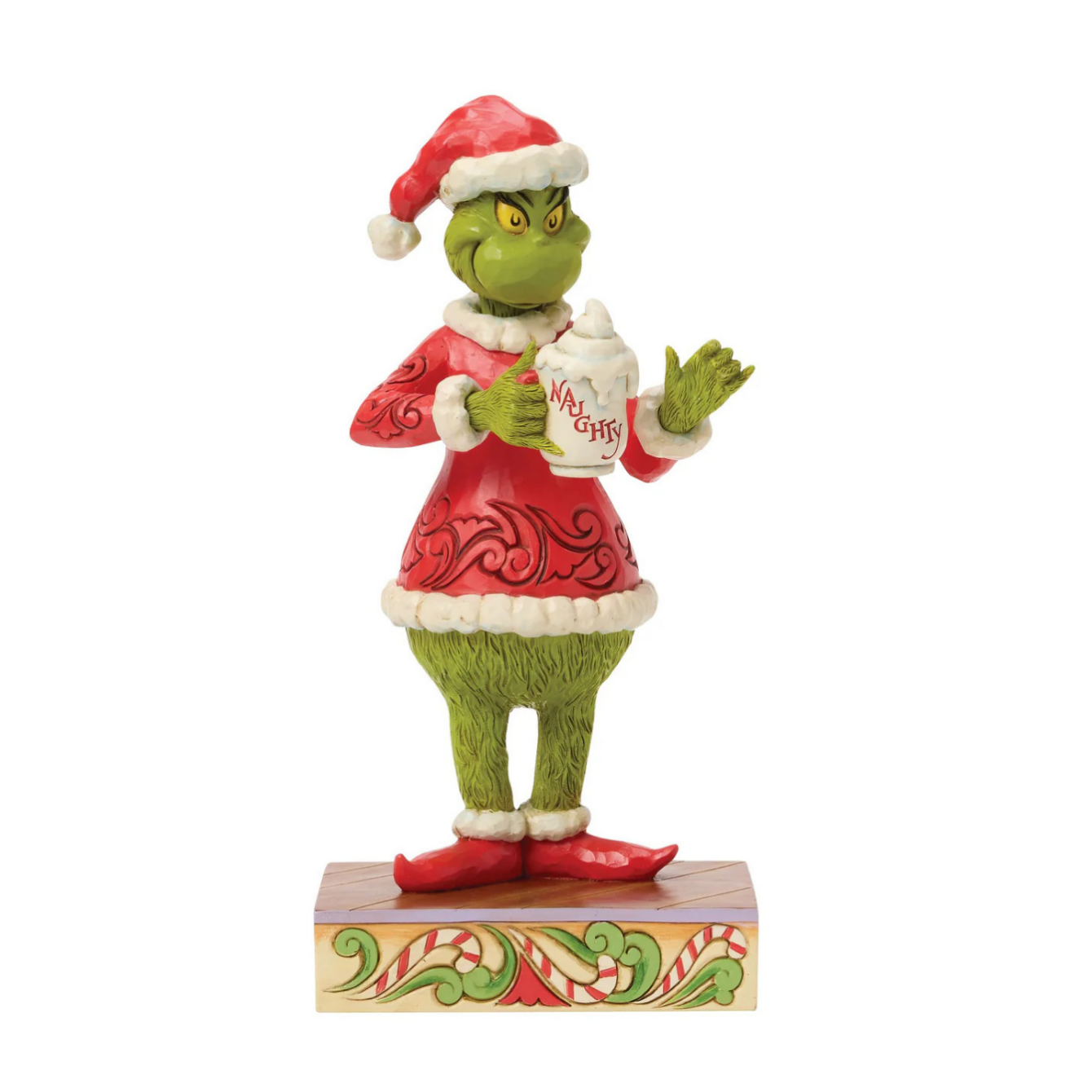 Grinch with Broken Candy Cane
