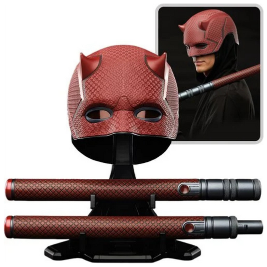 Daredevil Marvel Legends Daredevil: Born Again Mask and Billy Club Prop Replicas