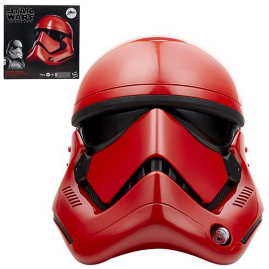 Star Wars The Black Series Galaxy's Edge Captain Cardinal Electronic Helmet Prop Replica