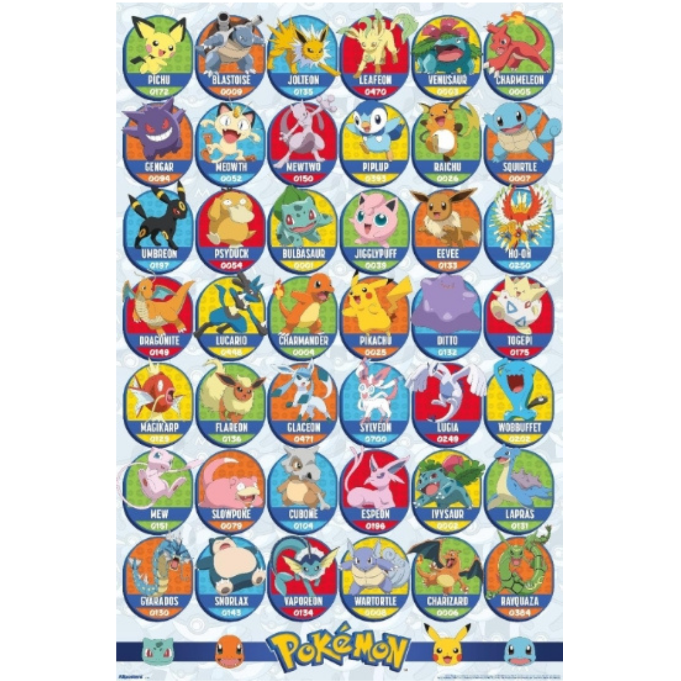 Pokemon All Time Favorites White
