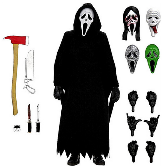 GHOST FACE – 8” CLOTHED ACTION FIGURE – GHOST FACE