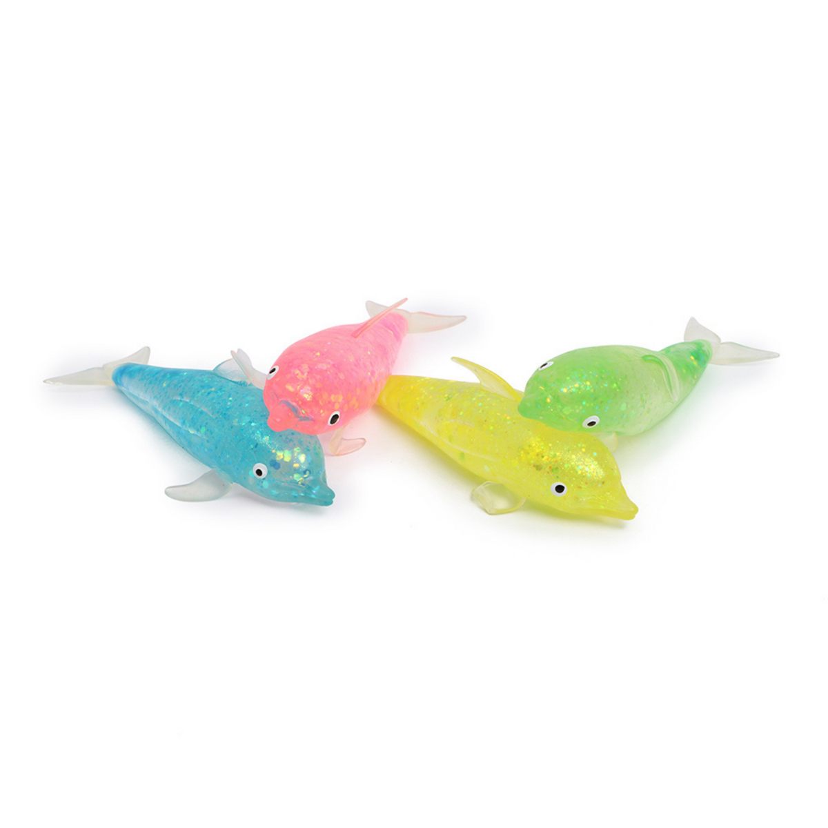 Glitter Dolphin Squish Toy