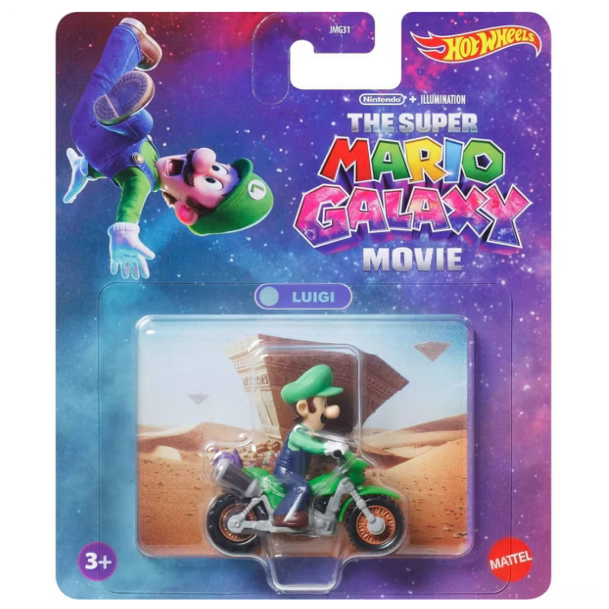 Hot Wheels Luigi Super Mario Galaxy Movie