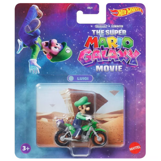 Hot Wheels Luigi Super Mario Galaxy Movie