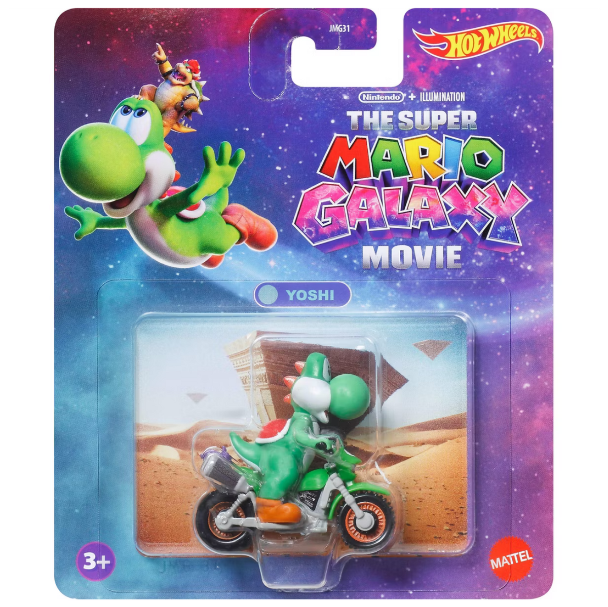 Hot Wheels Yoshi Super Mario Galaxy Movie