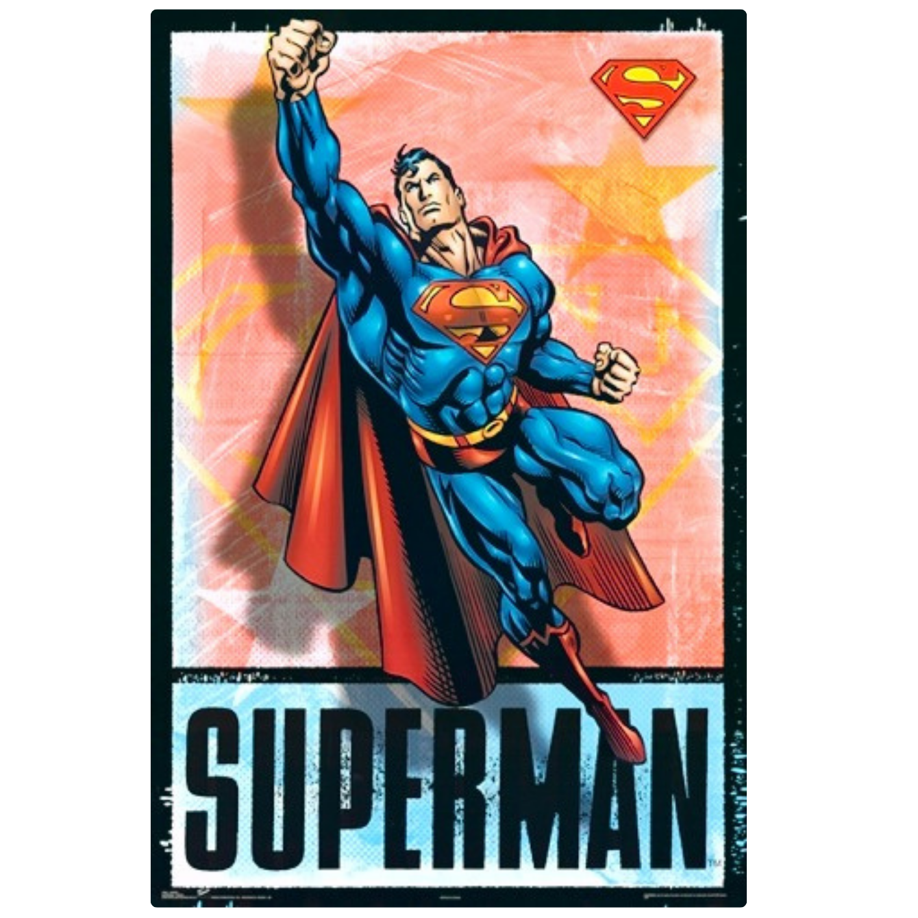 SUPERMAN COMIC BOOK POSTER