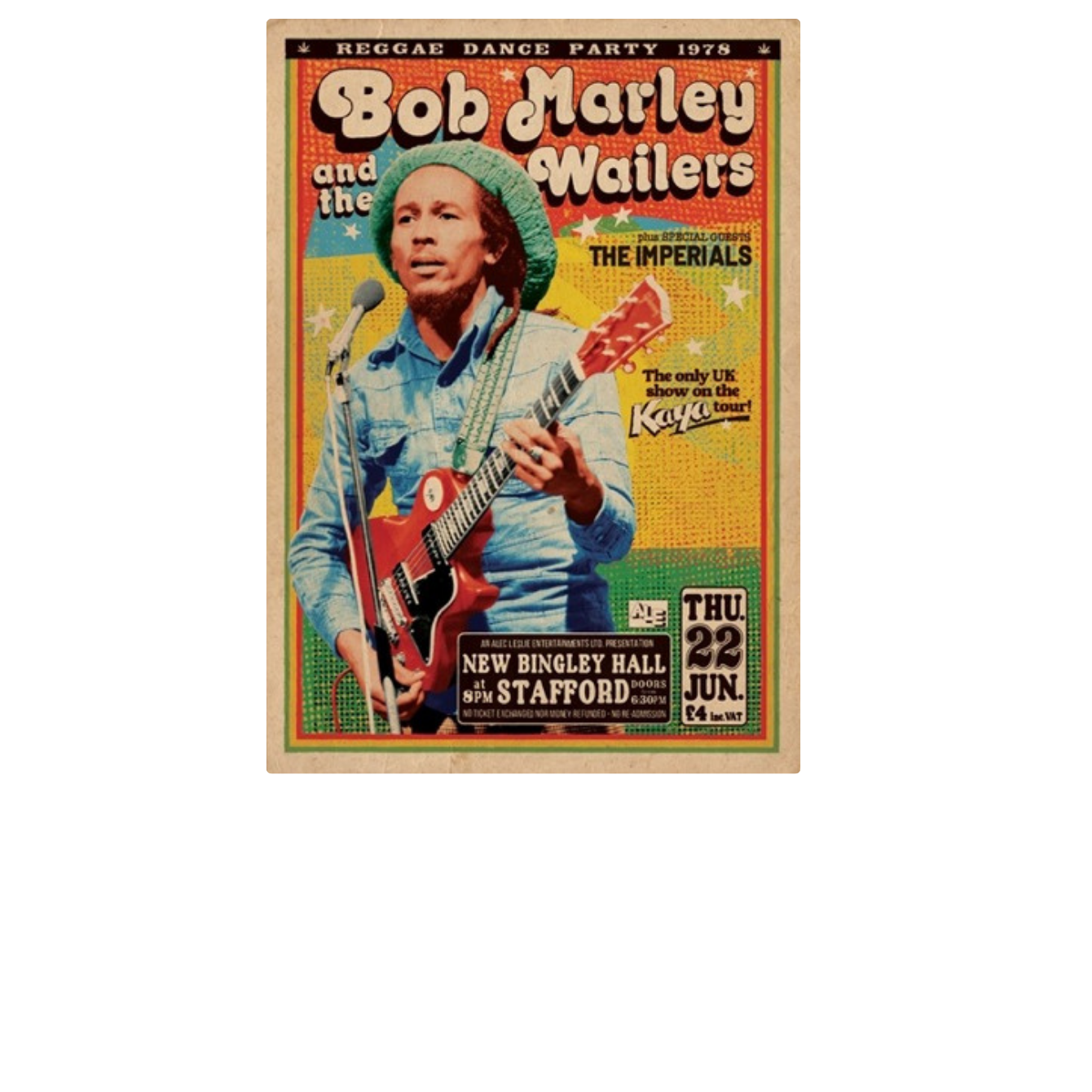 BOB MARLEY (EU) BINGLEY HALL CONCERT (24X33)