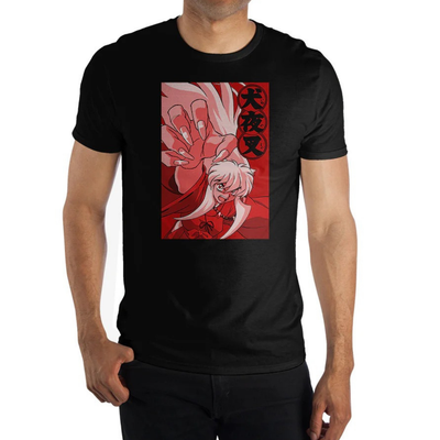 INUYASHA ANIME CARTOON MENS GRAPHIC TEE