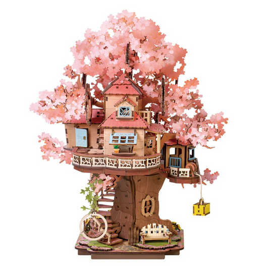 Rolife Sakura Tree House DIY Wooden 3D Puzzle TGS04