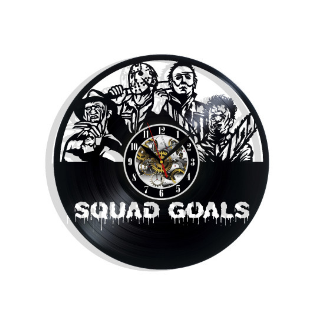 Squad Goals Wall Clock