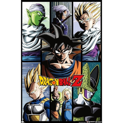 DragonBall Z Grid Wall Poster