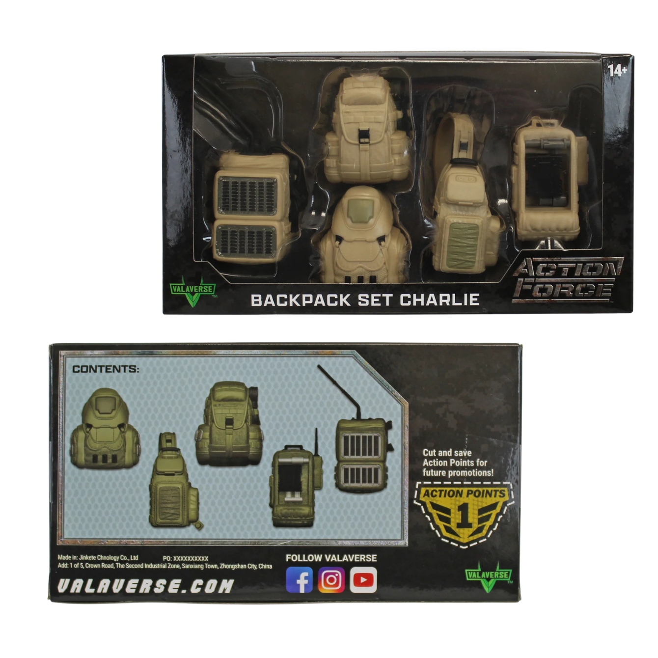 Valaverse Backpack Set Charlie