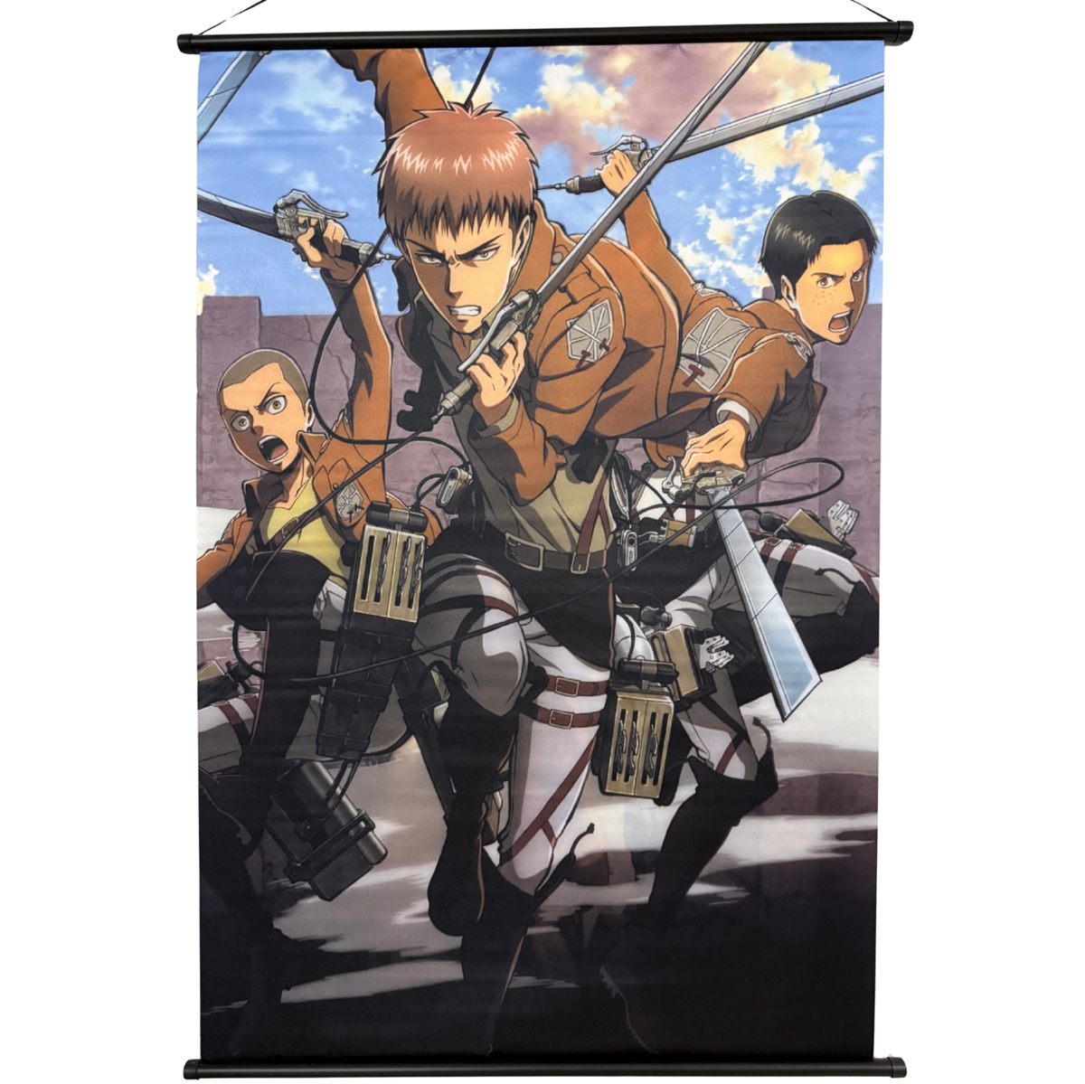 Attack On Titan Jean/Connie/Marco Wall Scroll
