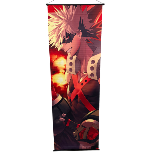 My Hero Academia Katsuki Bakugo Wall Scroll