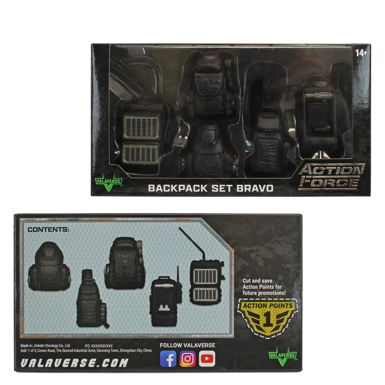 Valaverse Backpack Set Bravo