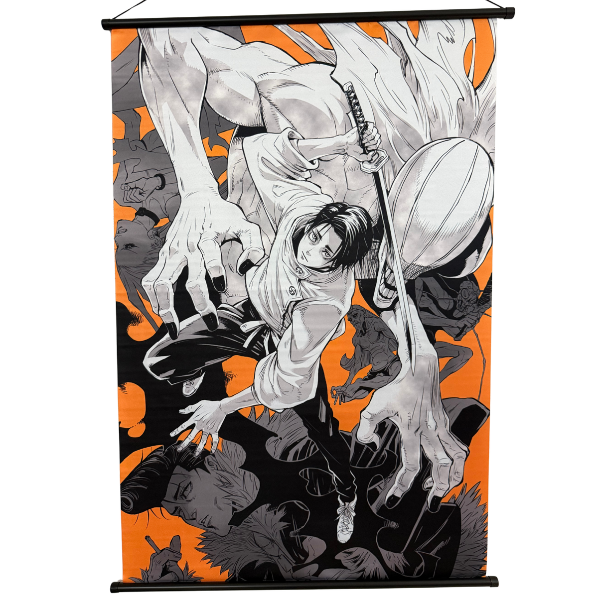 Jujutsu Kaisen Yuuta Okkotsu and Rika Wall Scroll