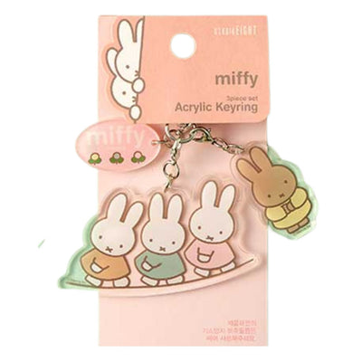 Miffy 3PC Acrylic Keychain PEACH