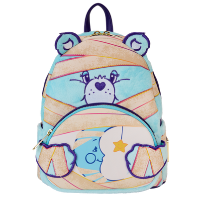 Loungefly Carebears X Universal Monsters Bedtime Bear Mummy Mini Backpack