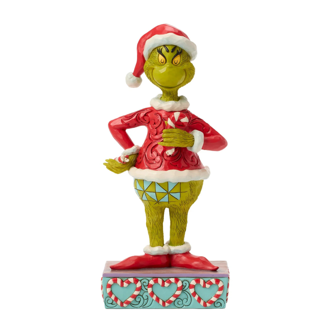 Grinch with Broken Candy Cane