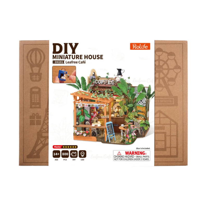 Rolife DIY Miniature House - Leafree Café DH201