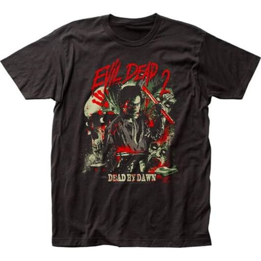 Evil Dead 2 Dead By Dawn Bloody Graphic Tshirt