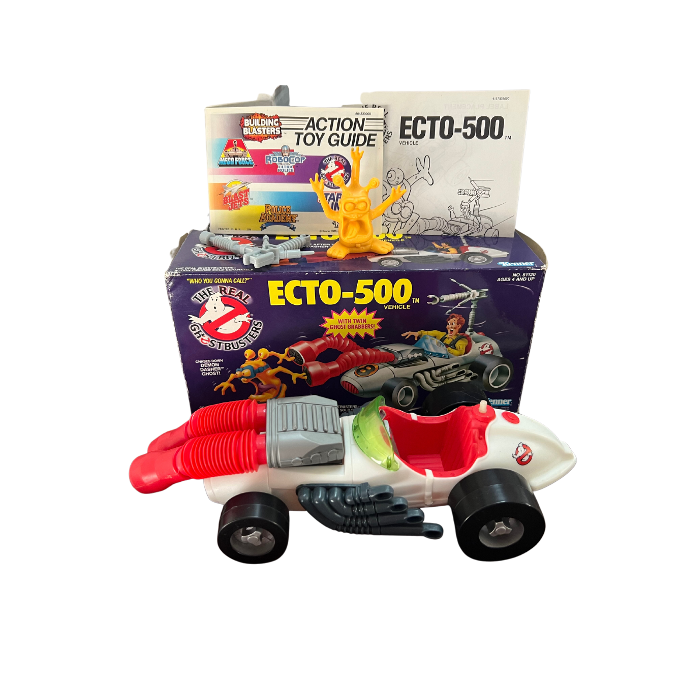 Vintage Kenner Real Ghostbusters Ecto-500 Vehicle Demon Dasher Ghost 1989