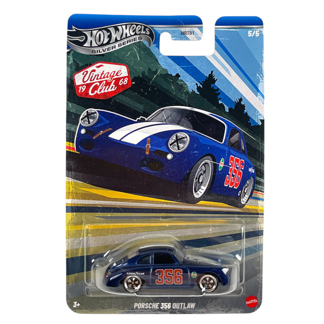 Hot Wheels Silver Series 1968 Vintage Club Porsche 356 Outlaw