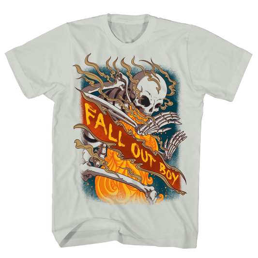 Fall Out Boy Skeleton Black T-Shirt