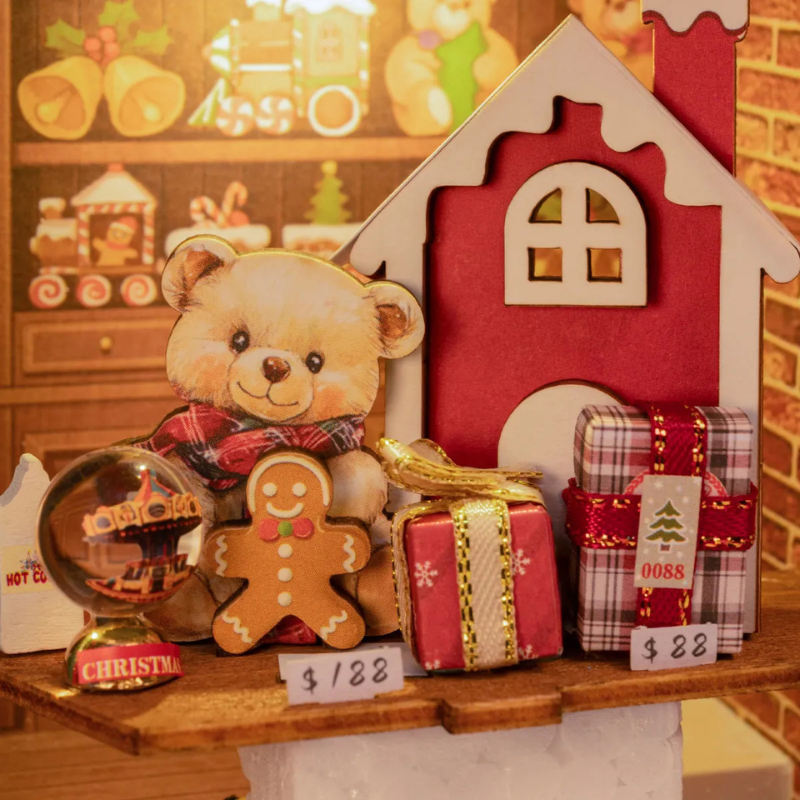 Rolife 3D Wooden Puzzle - Santa's Toy Shop DP006