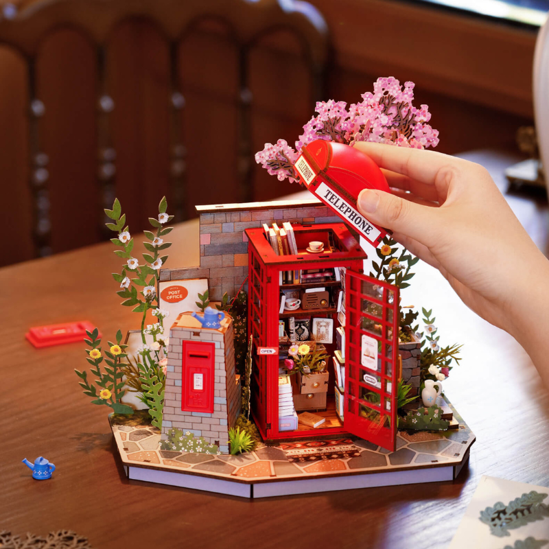 Rolife 3D Wooden Puzzle - Blossom Book Booth TGS05