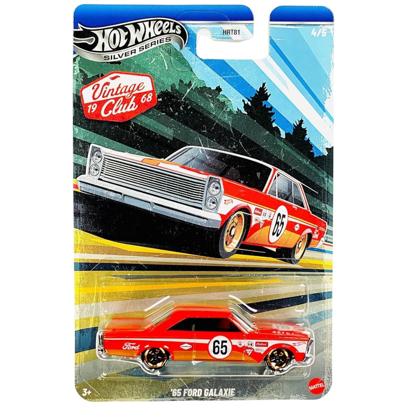 Hot Wheels Silver Series 1968 Vintage Club '65 Ford Galaxie