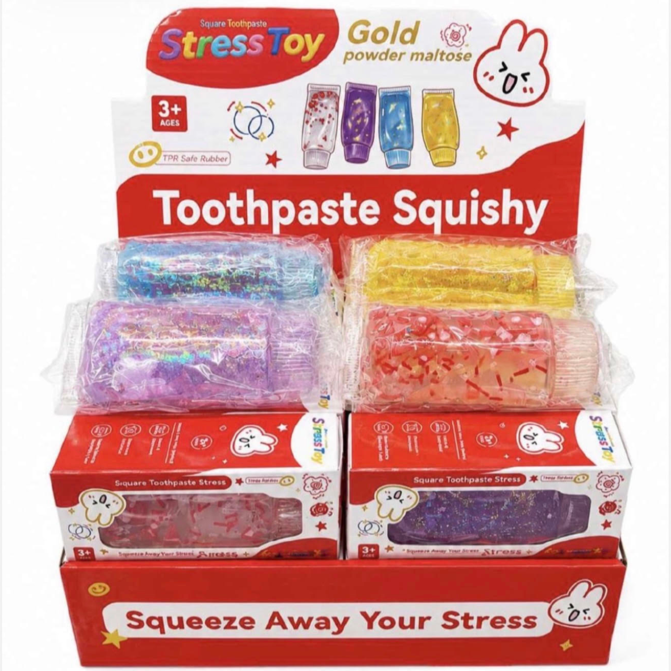 Toothpaste Maltose Squish Toy