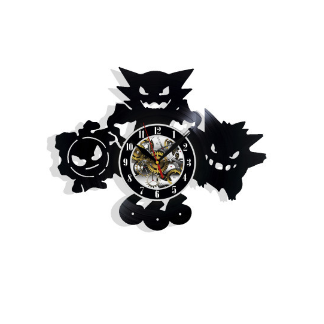 Pokemon Gengar Wall Clock