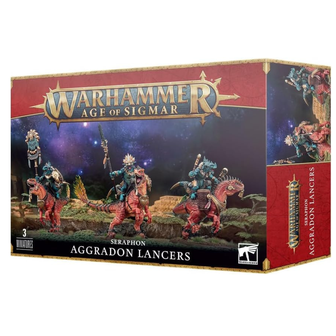 Warhammer Age of Sigmar Games Workshop Seraphon: Aggradon Lancers