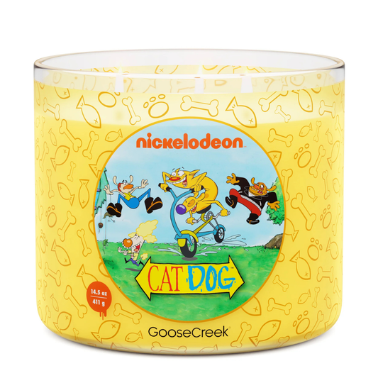 Catdog Nickelodeon 3-Wick Candle