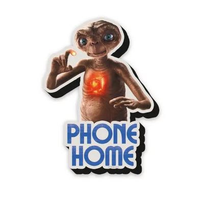 E.T. the Extra-Terrestrial Phone Home Funky Chunky Magnet