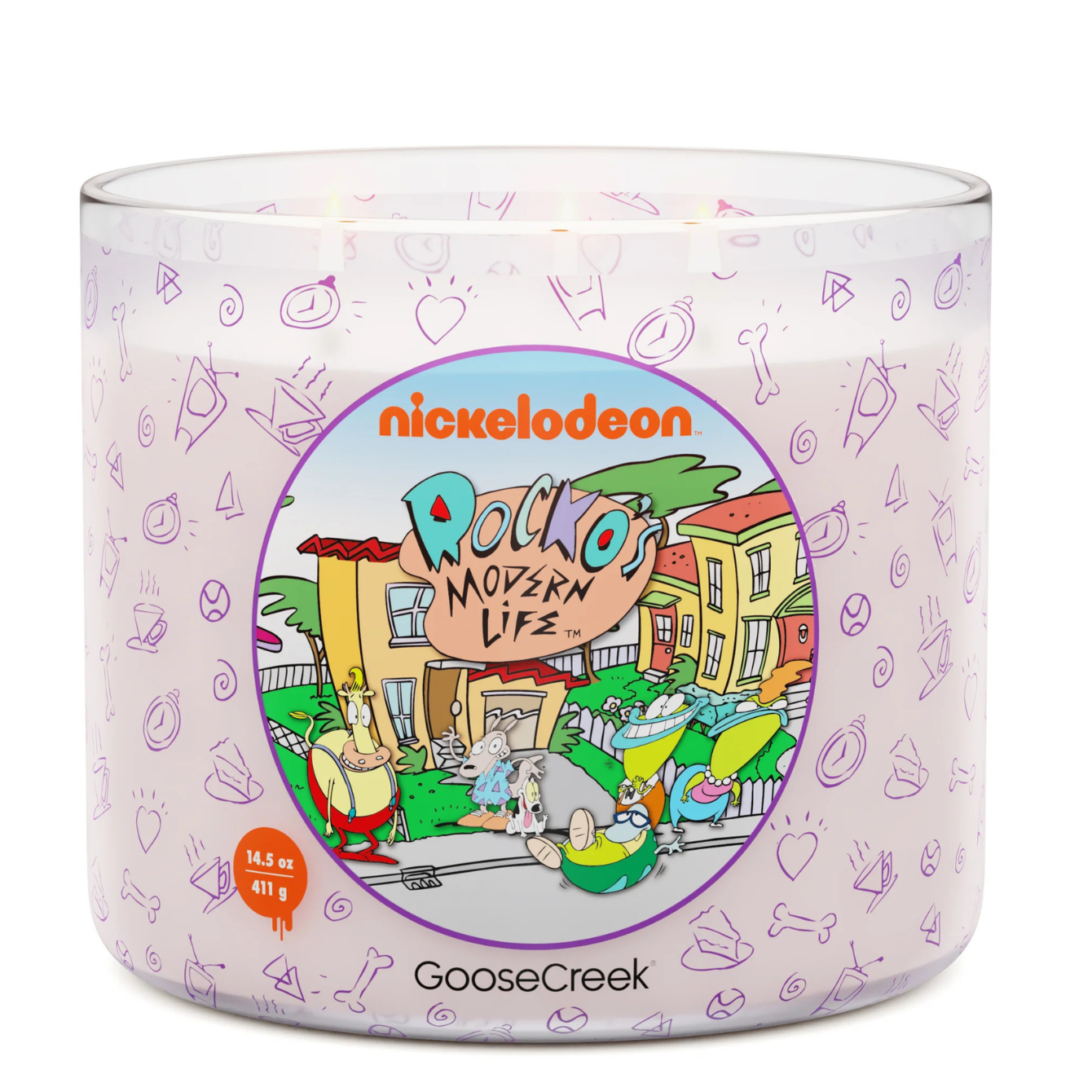 Rocko's Modern Life Nickelodeon 3-Wick Candle